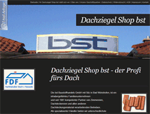 Tablet Screenshot of dachziegel-shop-bst.de